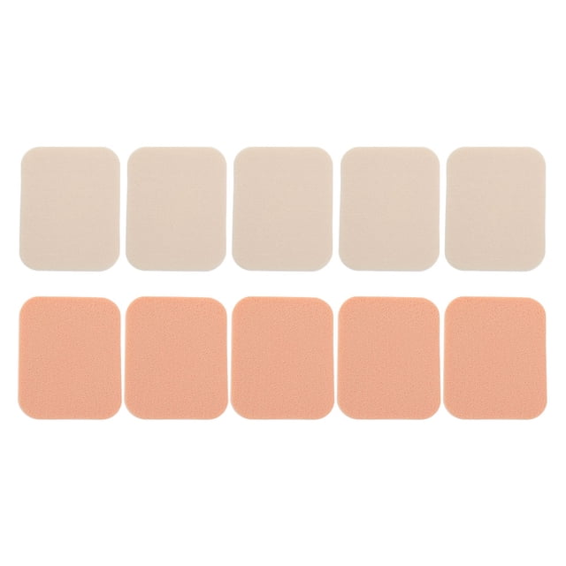 MasteelfCA 10pcs Square Cosmetic Powder Puffs Comfortable Cosmetic Makeup Pads for Female