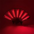 thumbnail image 1 of Foldable Hand Fan With Led Light Glowing Discoloration Fan For Night Performance Dj Bar Club Room Party Halloween Decoration, 1 of 5