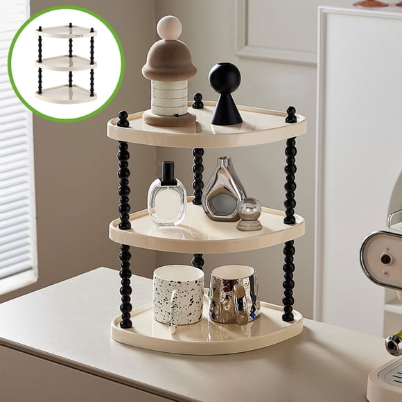Wzzjkit Étagère de Rangement pour Crème Organisateur de Bureau Multi-Couches pour Tasses Parfum Cosmétiques Maquillage Livres et Décoration Maison Solution de Rangement Élégante pour Salon Bureau