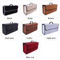 thumbnail image 4 of Car Soft Storage Box Trunk Bag Travel Storage Organizer Holder Car Accessories Deep Grey, 4 of 7