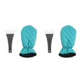 thumbnail image 1 of relayinert 2pcs Ganté Racleur de Glace Sûr sur les Pare-Brise ABS Durable Assure la Longévité Vert 2Set, 1 of 6