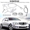 thumbnail image 4 of Hood Pin Lock Kit,CNC Aluminum Alloy Car Hood Lock Hood Pin True Excellence, 4 of 11