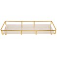thumbnail image 1 of Bathroom Countertop Tray Stainless Steel Acrylic Modern Minimalist Design Vanity Shelf For Cosmetics Living Goods, 1 of 8