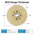thumbnail image 3 of Meuleuse d'Angle pour la Maison Disques de Coupe Diamant Double Face en Forme d'Étoile Disque de Coupe et de Meulage Rénovation Meuleuse d'Angle Disque de Meulage Déco Maison, 3 of 3