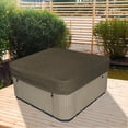thumbnail image 2 of kjfeif Liquidation Housse Carrée Robuste pour Spa Extérieur, Protecteur de Mobilier de Patio Résistant aux Intempéries avec Bords Renforcés, Toit Rigide Isolé Thermiquement pour l'Entretien de l'Équipement de Piscine, 2 of 4