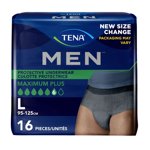 TENA Incontinence Underwear for MEN, Protective, Large, 37-49in