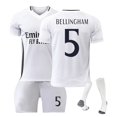 thumbnail image 1 of Sien 2425 Maillot de Soccer Domicile de l'European FC, #5 BELLINGHAM Maillot de Soccer Européen Ensemble 3 Pcs, Maillot de Soccer Européen à Manches Courtes pour Adulte, #5/TP, 1 of 4