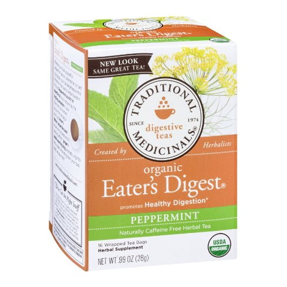 Traditional Medicinals Tea Belly Comfort Peppermint, 16 ct