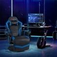 thumbnail image 4 of Goplus Fauteuil de Massage de Jeu Inclinable Chaise de Course Pivotante Bleu, 4 of 10