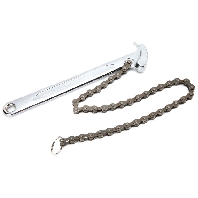 Chain Pipe Tongs, Adjutable Chain Tongs Polished Adjustable Elasticity For Home For Pipeline Installation For Car Repair For Maintenance Worker