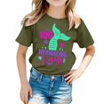 thumbnail image 1 of TZEWGL Chemise Décontractée pour Fille Garçon Mignonne à Imprimé Graphique Col Rond Manches Courtes Vêtements pour Infnants Taille 10-11T, 1 of 4