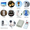thumbnail image 4 of 433Mhz DC 12V 6-channel Universal 10A Relay Wireless RF Remote Control Switch Receiver Module and 3 6-button RF 433 Mhz Transmitter Fixed Code (2262 Chip) Remote Control Smart Home Automation, 4 of 8