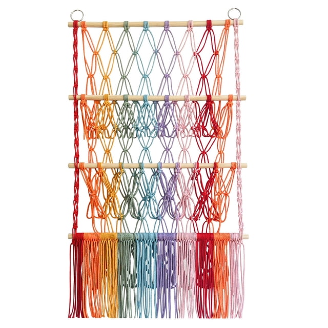 3 Layers Stuffed Animal Toy Storage Net Hammock for Flat Wall, Soft Toy Organizers and Storage