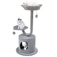thumbnail image 1 of Costway 42" Cat Tree Tower 3-Layer Activity Center with Scratching Post Condo & 2 Perches, 1 of 10