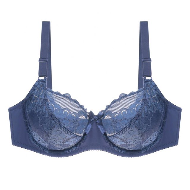 MesaSe Women‘s Plus Size Signature Lace Unlined Underwire Bra with Added Support