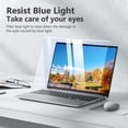 thumbnail image 2 of 23-inch ABS Monitor Screen Protector: Anti-Blue Light & UV Protection, Hanging Design for Eye Care, Scratch-Resistant, Dirt-Proof, Easy Installation, Universal Fit for 12.5-32 inch Desktop/Laptop, 2 of 6