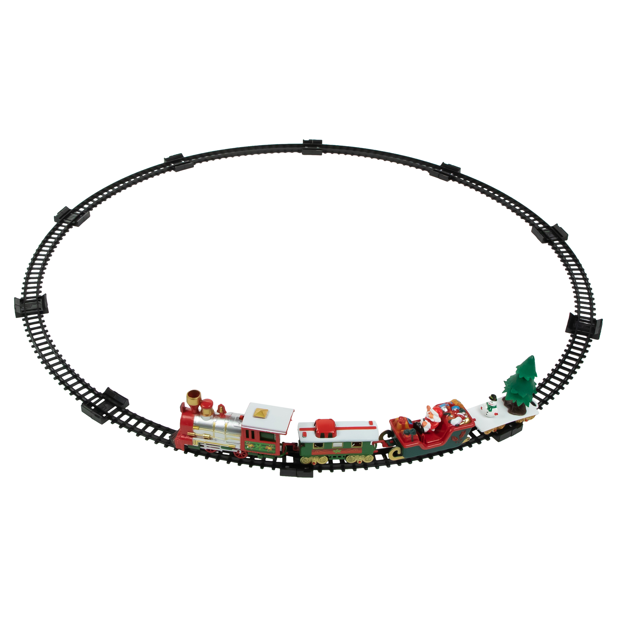 Northlight Ensemble de Train de Noël Éclairé et Animé avec Son - Ensemble de 31 Pcs
