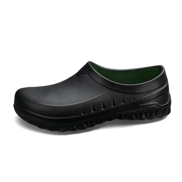 Ediodpoh Chaussures de Chef Sabots Chaussures de Travail Chaussures de Chef pour Hommes Chaussures de Cuisine Zapatos de Chef pour Femmes Pantoufles pour Hommes Noir 8.5