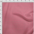 thumbnail image 3 of oneOone Georgette Viscose Fabric Gingham Check Printed Craft Fabric BTY 42 Inch Wide, 3 of 4