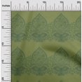 thumbnail image 1 of oneOone Silk Tabby Fabric Leaves & Floral Block Print Fabric BTY 42 Inch Wide, 1 of 4