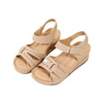 thumbnail image 2 of EGNMCR Sandales pour Femmes, Pantoufles d'Été pour Dames Chaussures Décontractées pour Femmes Sandales Compensées à Plateforme Légères, du Jour, 2 of 9