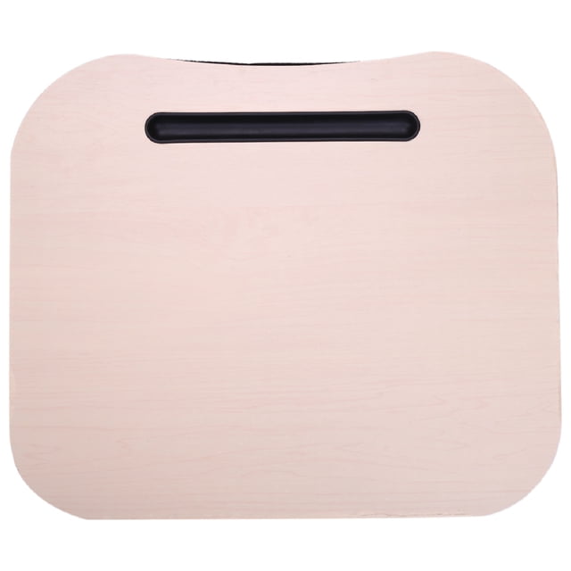 Coussin de Bureau pour Lit Genou Genoux Pratique Ordinateur Lecture Écriture Table Tablette Plateau Porte-Gobelet Support d'Ordinateur Portable Coussin Bureau Ordinateur Portable Portable. un Bureau de Genoux Portable avec une Finition grain de Bois Clair, Doté d'Une base Coussinée pour le Confort et d'Une Fente Intégrée pour Tenir des Tablettes Ou des Appareils. Fabriqué en MDF et Matériaux Peluche, Mesurant 40x34x5 cm. Convient à Divers Usages Tels Que la Lecture, l'Écriture, les Études Ou les Repas. Sélection de Couleurs Aléatoires s'Applique.