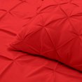thumbnail image 4 of Nestl Pinch Pleated Comforter, King/Cal King Comforter Set, Cherry Red, 4 of 6