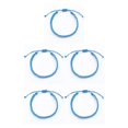 thumbnail image 3 of mmirethe Tressé Bracelet Fil Ciré Imperméable Bracelets Dressing Décor Type 2 5Set, 3 of 6