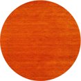 thumbnail image 1 of Ahgly Company Tapis Rond Contemporain Rouge Lavable en Machine, 10 Pieds Rond, 1 of 7