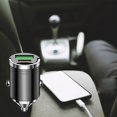 thumbnail image 5 of Fast Charging Car Charger, Mini USB Type-C Adapter, 2 Ports with Hidden Light, Overcharge Protection for Phones & Tablets, 5 of 5
