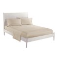 thumbnail image 2 of Topcobe Solid Color Bed Sheet Set for Adults Teens, Queen Size Beige Yellow, 2 of 3