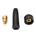 thumbnail image 1 of 1Pcs DKJ10-25 Black European Style Welding Cable Rapid Connector Quick Fitting Adapter, 1 of 9