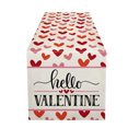 thumbnail image 2 of Boovnll Valentines Day Table Runner, 13x91" Valentine's Day Printing Table Runner, Valentines Table Runner for Holiday Kitchen Dining Table, Party Decor, Valentines Day Decorations, 2 of 6