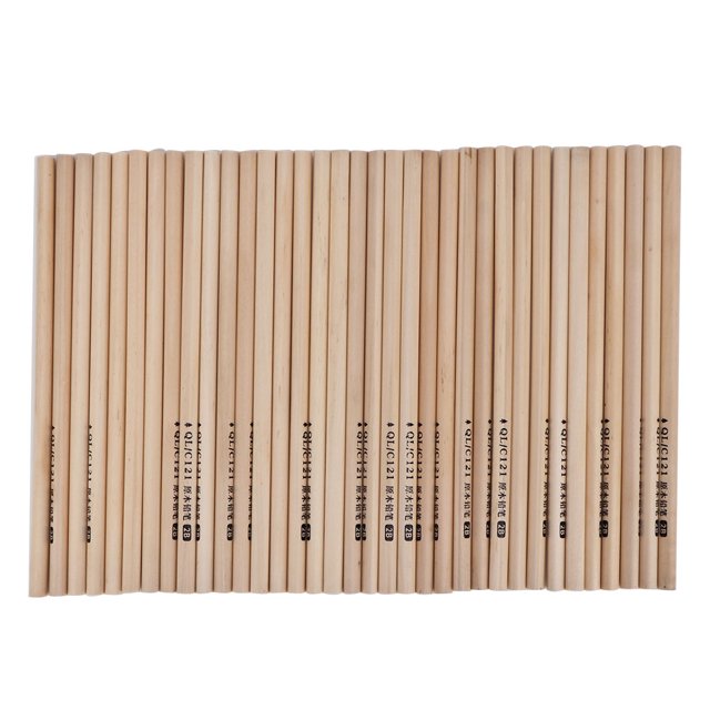 Graphite Pencil,50PCS Environmental Protection Wooden School Supplies B Pencil High-End Performance