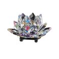 thumbnail image 5 of Birdeem Colored Crystal Glass Lotus Candle Tea Lamp Holder Buddhist Candle, 5 of 5