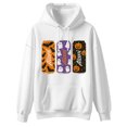thumbnail image 3 of LUOGENLI Chandails à Capuche pour Hommes Halloween Graphique Chandail à Capuche à Manches Longues Chandail avec Imprimé Décontracté Confortable Veste Douce pour Automne Hiver Mode pour Hommes Chandails à Capuche et Chandails Graphiques Blanc Taille P, 3 of 5