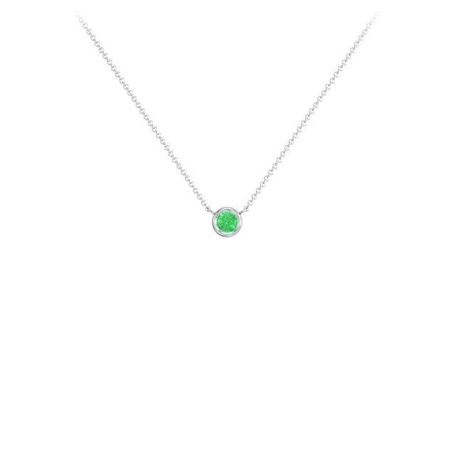 Pendentif Pierre de Naissance Serti Clos