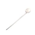 thumbnail image 4 of Cuillère à Égoutter en Acier Inoxydable 304 avec Paille, Cuillère Ronde pour Café, Cocktail, Smoothie (Argent), 4 of 8