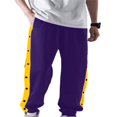 thumbnail image 1 of Pantalon de Survêtement pour Homme à Boutons-Pression Latéraux, Fente Haute, Bas Resserrés, Coupe Ample, Long, 1 of 8