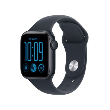 Apple Watch SE 3 GPS 40mm Midnight Aluminium Case with Navy Blue Sport Band - S/M (2026)