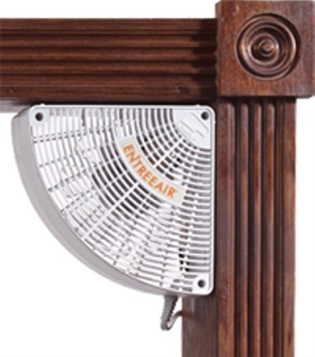 Suncourt Door Frame Fan for Maximizing Indoor Air Circulation - White