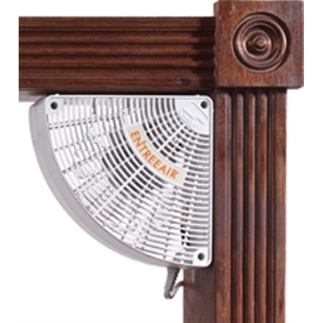 Suncourt Door Frame Fan for Maximizing Indoor Air Circulation - White