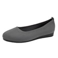 thumbnail image 1 of Kcodviy Chaussures Respirantes Unies pour Femmes, Décontractées, à Enfiler, Tricotées, Bout Rond, Plates, pour Femmes, Chaussures d'Été Décontractées, Chaussures Décontractées Confortables, 1 of 8