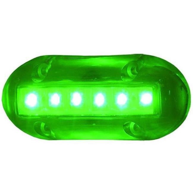 Lumière DEL sous-Marine à Montage en Surface, Verte