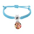 thumbnail image 1 of Custom Photo Bracelets Braided Rope Personalized Photo Projection Bracelet, 1 of 9