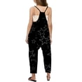 thumbnail image 4 of Girls Overall Star Print Jumpsuits Rompers for Girls Spaghetti Strap Rompers with Pockets Cute Outfits for Girls 5-6 Y, 4 of 6