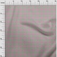 thumbnail image 3 of oneOone Georgette Viscose Magenta Fabric Asian Ikat Craft Projects Decor Fabric Printed by The Yard 42 Inch Wide, 3 of 4