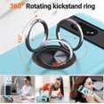 thumbnail image 4 of KOMI for Google Pixel 7 Case, Slim Fit Shockproof Protective Case for Pixel 7, Military-Grade Drop Protection with Ring Kickstand [Magnetic Car Mount Feature] Case for Google Pixel 7-Sierra Blue, 4 of 5