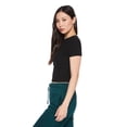 thumbnail image 4 of No Boundaries Women's Crew Neckline Tee, 4 of 6