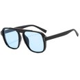 thumbnail image 1 of Lunettes de Soleil Polarisées Hommes Femmes Mode Protection Classique Monture Ronde Lunettes de Soleil Lunettes de Soleil Femmes Lunettes Anti-Lumière Bleue pour Femme Bleu, 1 of 4
